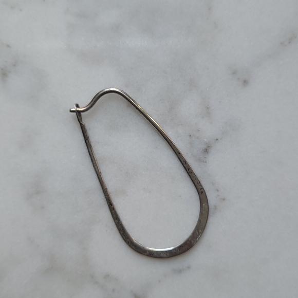 Delicate Silver Hoops - Picture 3 of 4